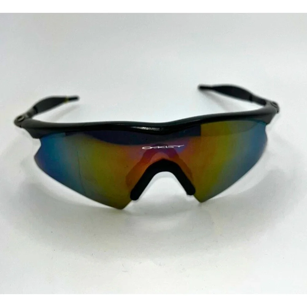 Oakley M Frame Mumbo Sunglasses Fire Iridium USA Vintage w/ Vault Case Rare